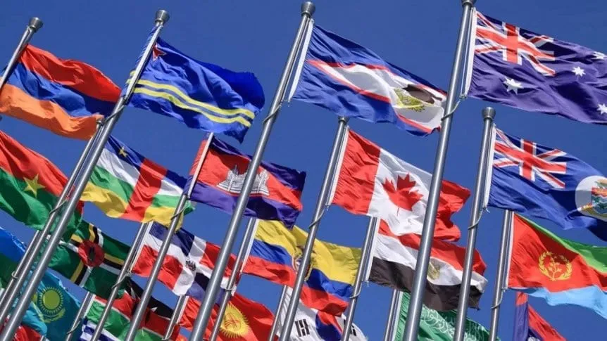 Banderas de pa&iacute;ses