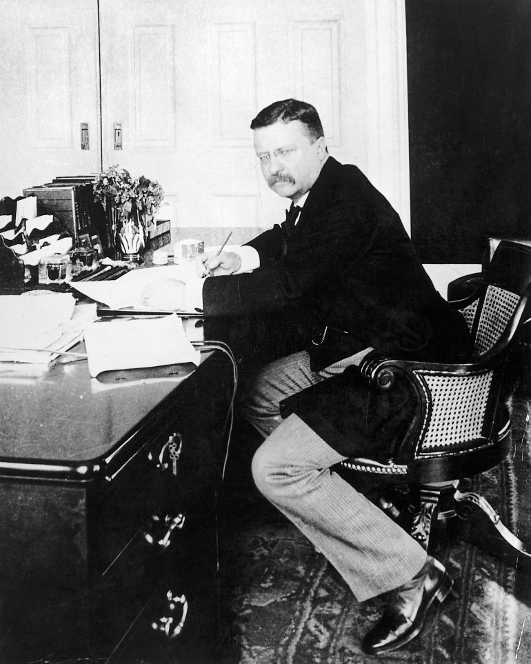 Teddy Roosevelt Casa Blanca 1902
