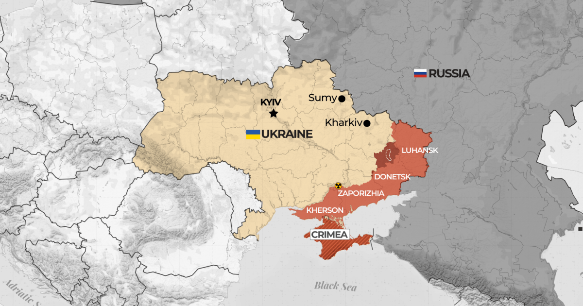 Reunión de Trump-Putin: ¿Cuánto territorio controla Rusia en Ucrania?
