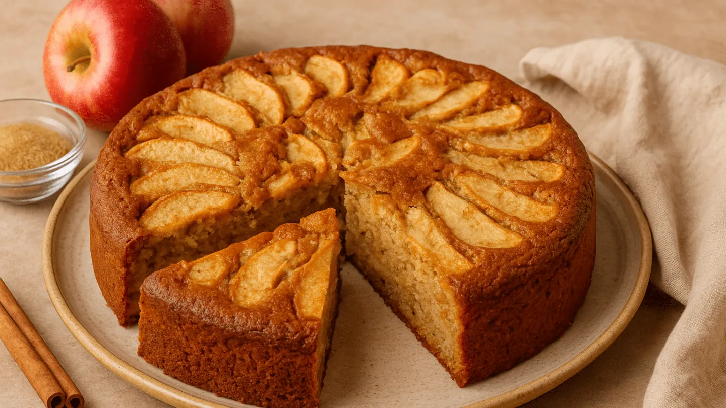 Torta de manzana sin harina ni azúcar: una receta saludable y sin TACC en pocos pasos