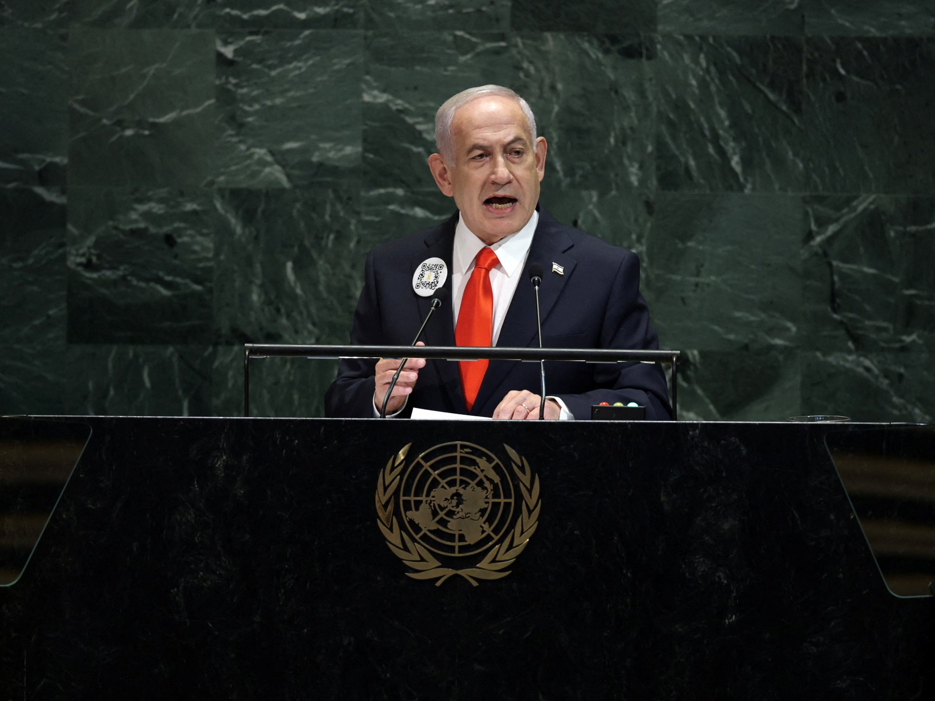 Verificación de hechos: el discurso del primer ministro israelí Netanyahu en la UNGA