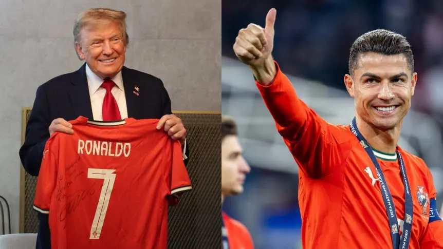 Donald Trump y Cristiano Ronaldo