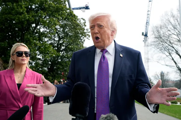 Presidente de Estados Unidos, Donald Trump, prensa de la Casa Blanca