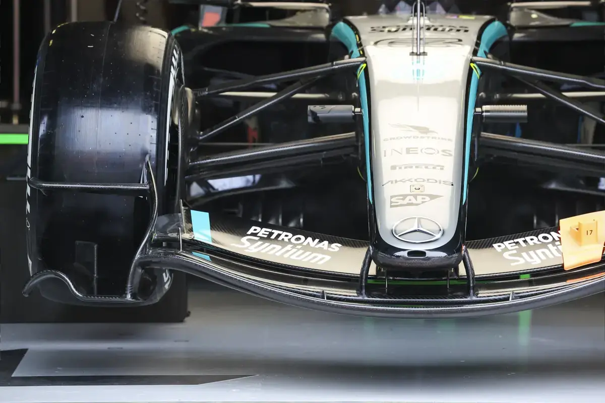 Los rivales piden a la FIA aclaraciones sobre el alerón delantero de Mercedes